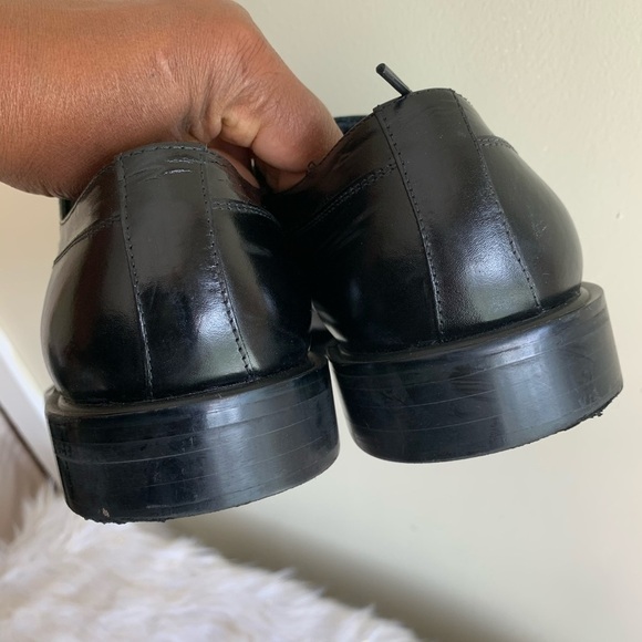 Giorgio V black leather shoes size 13M - Picture 9 of 11